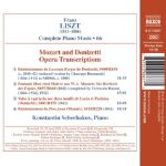 LISZT:MOZART AND DONIZETTI OPERA TRANSCRIPTIONS/SCHERBAKOV
