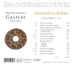 MICHELAGNOLO GALILEI:INTAVOLATURA DI LIUTO/BAILES