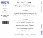 CLEMENTI:DUETTI PER PIANOFORTE/MAZZOLI/RAMBALDI