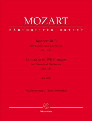 MOZART:PIANO CONCERTO IN B KV450 NO.15 PIANO REDUCTION 2 PIANOS