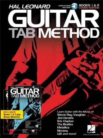 HAL LEONARD GUITAR TAB METHOD BOOKS 1 & 2 + AUDIO ACCESS