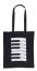 DP TORBA PLATNENA KLAVIRSKE TIPKE ČRNA DOLG ROČAJ