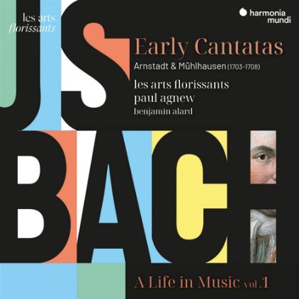 BACH J.S.:EARLY CANTATAS/A LIFE IN MUSIC VOL.1/LES ARTS FLORISSANTS/AGNEW