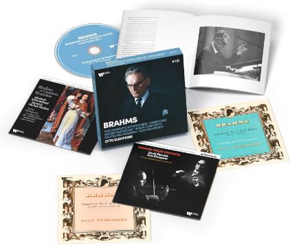 BRAHMS:THE COMPLETE SYMPHONIES,OVERTURES,VIOLIN CONCERTO.../KLEMPERER 6CD