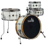 Tamburo set bobnov 4GIG Glossy white soft sparkle color