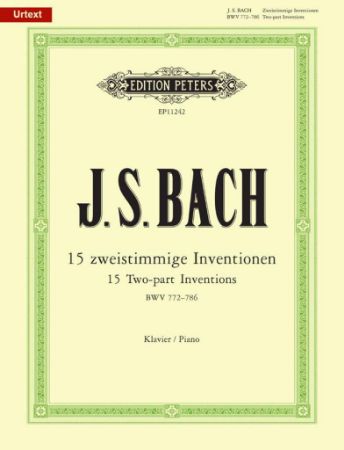BACH J.S.:15 TWO PART INVENTIONS BWV 772-786