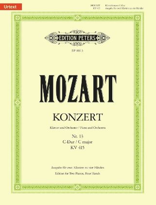 MOZART:KONZERT NO.13 C-DUR KV 415 TWO PIANOS