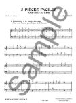 ALAIN:CINQ PIECES FACILES POUR ORGUE OU PIANO