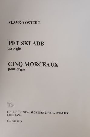 OSTERC S:PET SKLADB ZA ORGLE