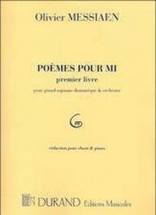 MESSIAEN:POEMES POUR MI PREMIER LIVRE SOPRANO AND PIANO VOL.1