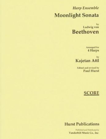 BEETHOVEN/ATTL:MOONLIGHT SONATA FOR 4 HARPS
