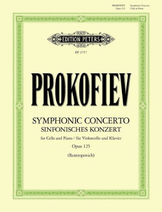 PROKOFIEV:SYMPHONIC CONCERTO FOR CELLO AND PIANO OP.125 (ROSTROPOVICH)