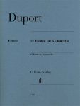 DUPORT:21 ETUDES FOR VIOLONCELLO