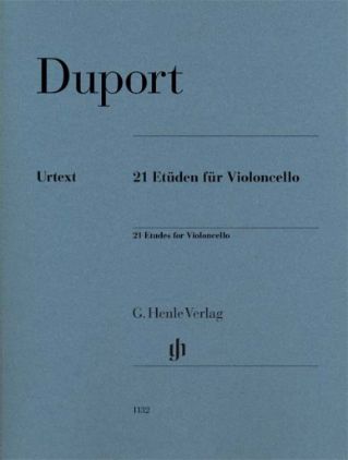 DUPORT:21 ETUDES FOR VIOLONCELLO