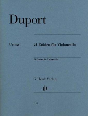 DUPORT:21 ETUDES FOR VIOLONCELLO