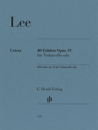 LEE:40 ETUDES OP.31 CELLO SOLO
