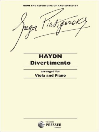 HAYDN:DIVERTIMENTO FOR VIOLA AND PIANO (PIATIGORSKI)