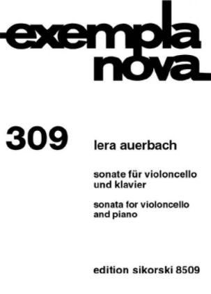 AUERBACH:SONATA FOR VIOLONCELLO AND PIANO