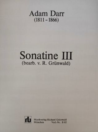 DARR:SONATINE III ZITHER