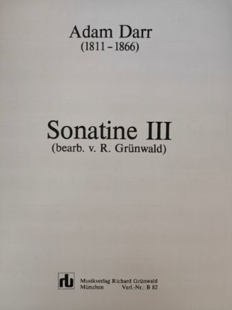 DARR:SONATINE III ZITHER