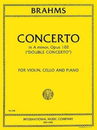 BRAHMS J:DOUBLE CONCERTO IN A-MINOR OP.102