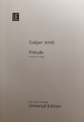 JEREB:PRELUDE/PRELUDIJ ORGEL
