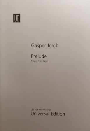 JEREB:PRELUDE/PRELUDIJ ORGEL