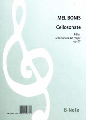 MEL BONIS:CELLOSONATE F-DUR OP.67 CELLO AND PIANO