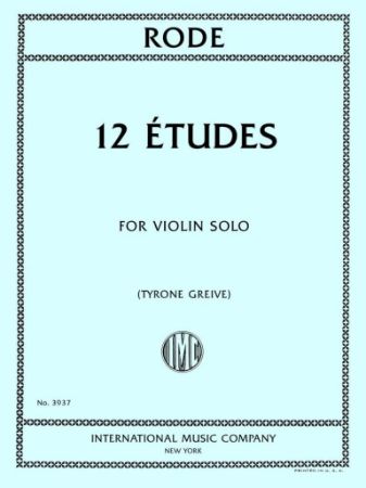 RODE:12 ETUDES FOR VIOLIN SOLO