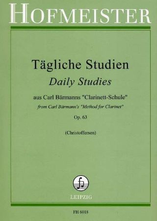 BARMANNS C.:TAGLICHE STUDIEN OP.63/SAILY STUDIEN