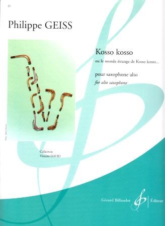 GEISS:KOSSO KOSSO FOR ALTO SAXOPHONE