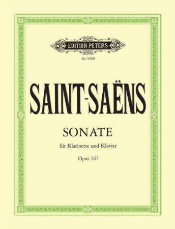 SAENS-SAINT:SONATE OP. 167 CLARINET AND PIANO