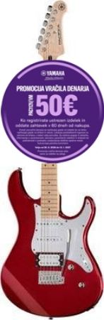 Slika YAMAHA ELEKTRIČNA KITARA PACIFICA-112VM METALLIC RED - CASHBACK