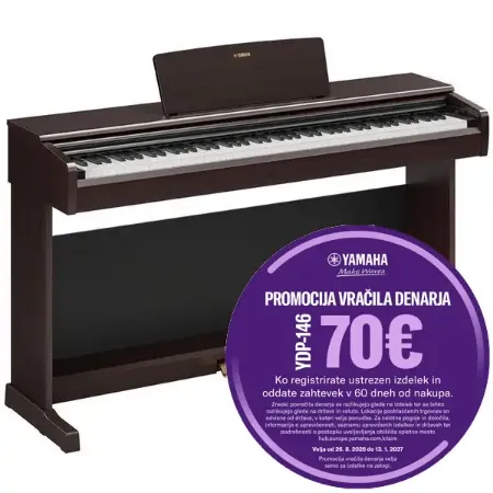 Slika YAMAHA ELEKTRIČNI KLAVIR YDP-146R - CASHBACK