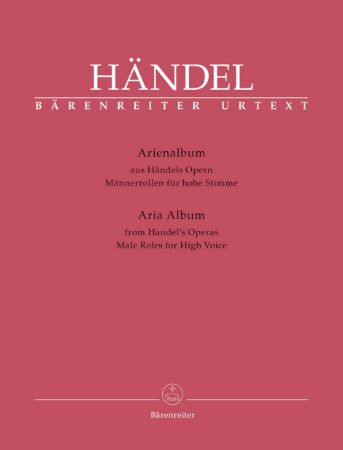 HANDEL:ARIA ALBUM MALE ROLES HIGH VOICE