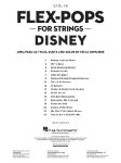 FLEX-POPS FOR STRINGS DISNEY VIOLIN TRIOS,DUETS AND SOLOS