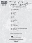 TAYLOR SWIFT FOR ACOUSTIC GUITAR