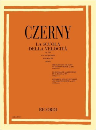 CZERNY:LA SCUOLA DELLA VELOCITA OP.299