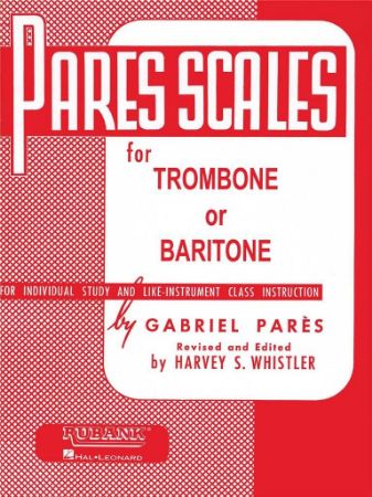 PARES:SCALES FOR TROMBONE OR BARITON