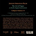 BACH J.S.:THE ART OF FUGUE ON BACH'S ORIGINAL INSTRUMENTS