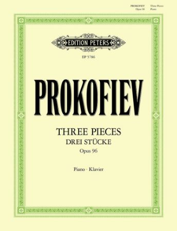 PROKOFIEV:THREE PIECES OP.96 PIANO