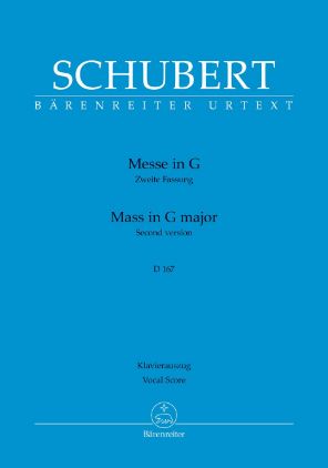 SCHUBERT:MASS IN G MAJOR D 167 VOCAL SCORE