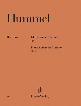 HUMMEL:PIANO SONATA IN FIS-MOLL OP.81