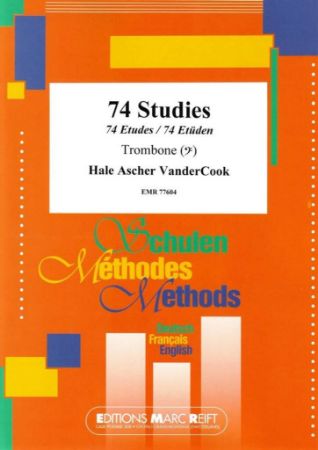 VANDERCOOK:74 STUDIES TROMBONE BASS CLEF