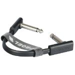 PROEL Flat Patch Cable, Black - 10 cm