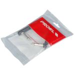 PROEL Flat Patch Cable, Black - 10 cm