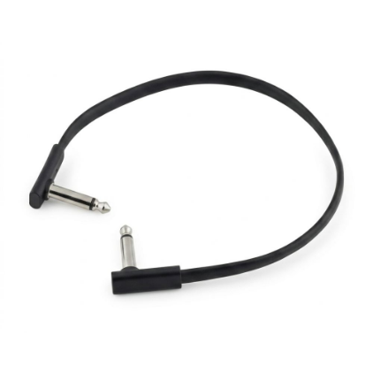 PROEL Flat Patch Cable, Black - 30 cm