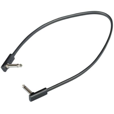PROEL Flat Patch Cable, Black - 45 cm