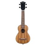 CASCHA Sopran Ukulele Zebra Wood incl.bag CUSZW1