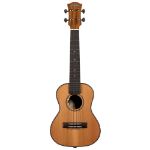 CASCHA Concert Ukulele Cedar Solid Top with Pickup incl.bag CUCCS1-EQ